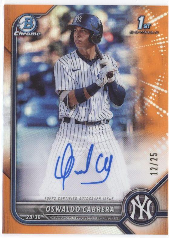 Oswaldo Cabrera [Orange Refractor] #CPA-OC