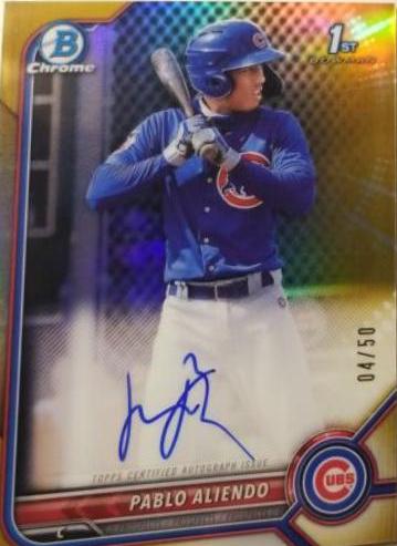 Pablo Aliendo [Gold Refractor] #CPA-PA
