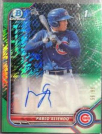 Pablo Aliendo [Green Shimmer Refractor] #CPA-PA