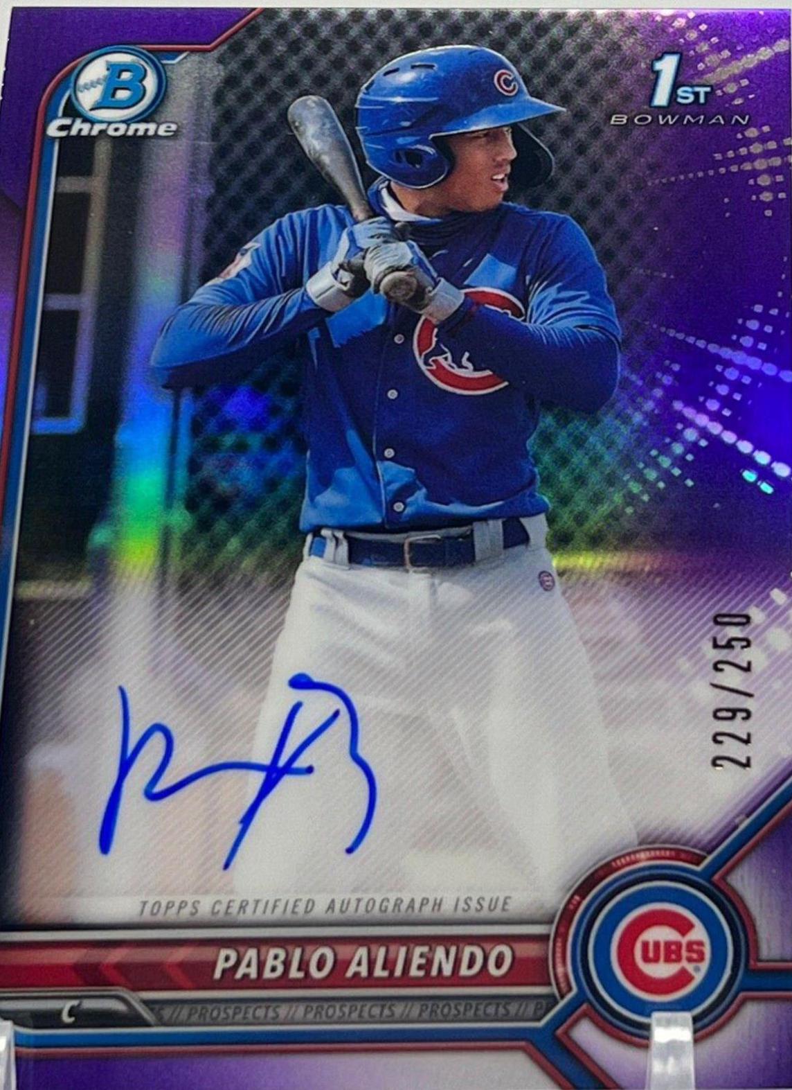 Pablo Aliendo [Purple Refractor] #CPA-PA