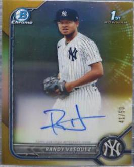 Randy Vasquez [Gold Refractor] #CPA-RV