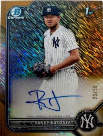 Randy Vasquez [Gold Shimmer Refractor] #CPA-RV