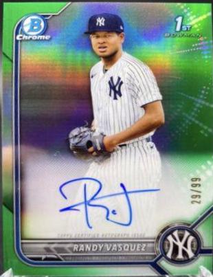 Randy Vasquez [Green Refractor] #CPA-RV