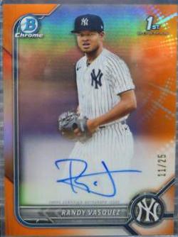 Randy Vasquez [Orange Refractor] #CPA-RV