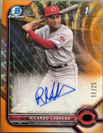 Ricardo Cabrera [Orange Wave Refractor] #CPA-RCA