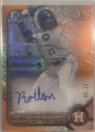 Roilan Machandy [Orange Shimmer Refractor] #CPA-RM