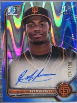 Ryan Reckley [Blue RayWave Refractor] #CPA-RR