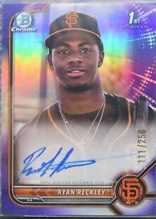 Ryan Reckley [Purple Refractor] #CPA-RR