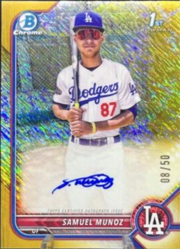 Samuel Munoz [Gold Shimmer Refractor] #CPA-SM
