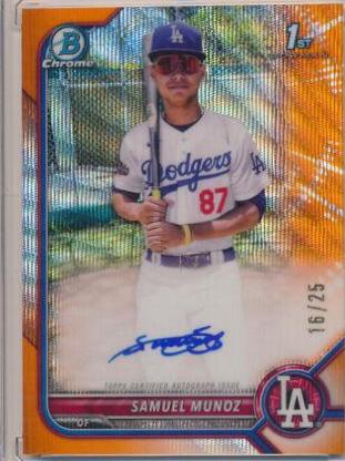 Samuel Munoz [Orange Shimmer Refractor] #CPA-SM
