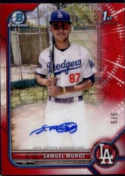 Samuel Munoz [Red Wave Refractor] #CPA-SM