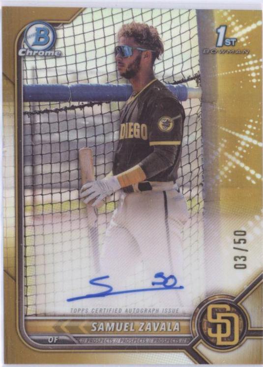 Samuel Zavala [Gold Refractor] #CPA-SZ