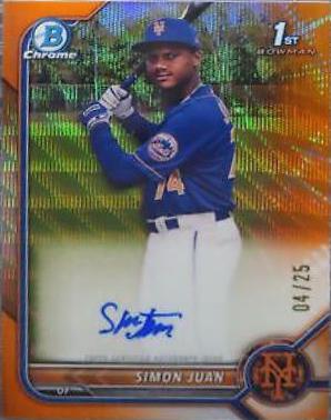 Simon Juan [Orange Wave Refractor] #CPA-SJ