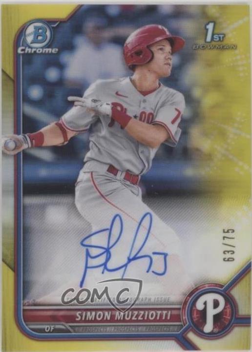 Simon Muzziotti [Yellow Refractor] #CPA-SMZ