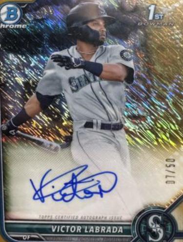 Victor Labrada [Gold Shimmer Refractor] #CPA-VL