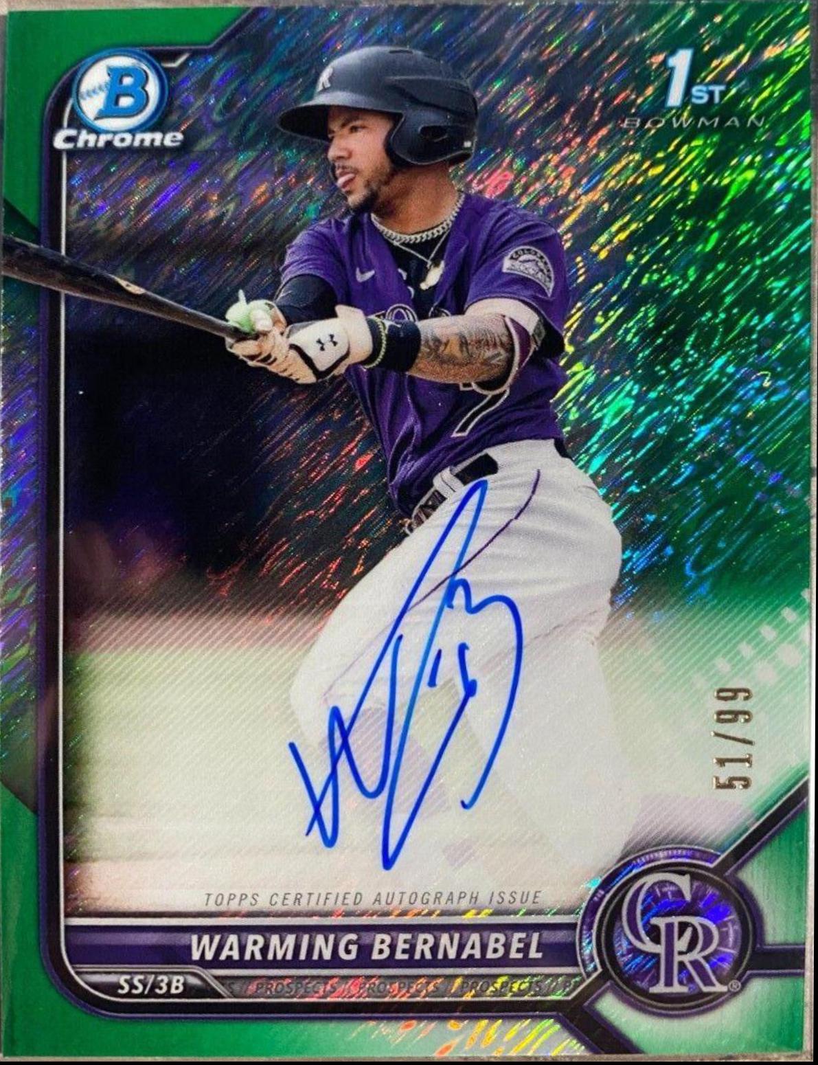 Warming Bernabel [Green Shimmer Refractor] #CPA-WB