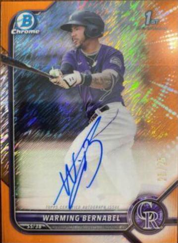 Warming Bernabel [Orange Shimmer Refractor] #CPA-WB