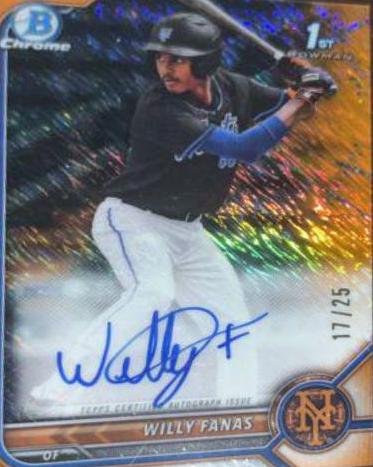 Willy Fanas [Orange Shimmer Refractor] #CPA-WF