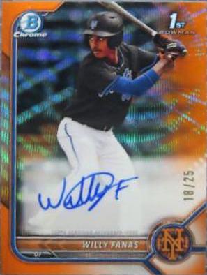 Willy Fanas [Orange Wave Refractor] #CPA-WF