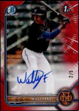 Willy Fanas [Red Wave Refractor] #CPA-WF