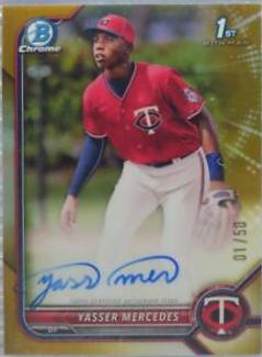 Yasser Mercedes [Gold Refractor] #CPA-YMS