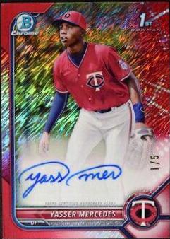 Yasser Mercedes [Red Shimmer Refractor] #CPA-YMS