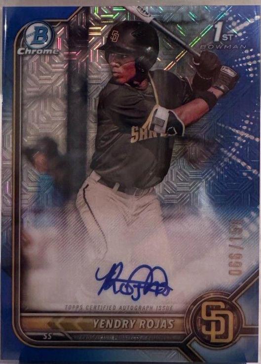 Yendry Rojas [Blue RayWave Refractor] #CPA-YR