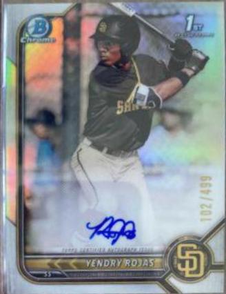 Yendry Rojas [Refractor] #CPA-YR