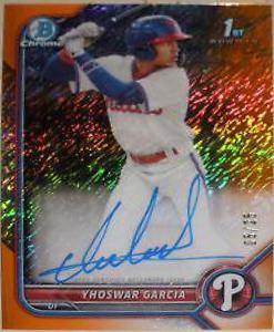 Yhoswar Garcia [Orange Shimmer Refractor] #CPA-YG