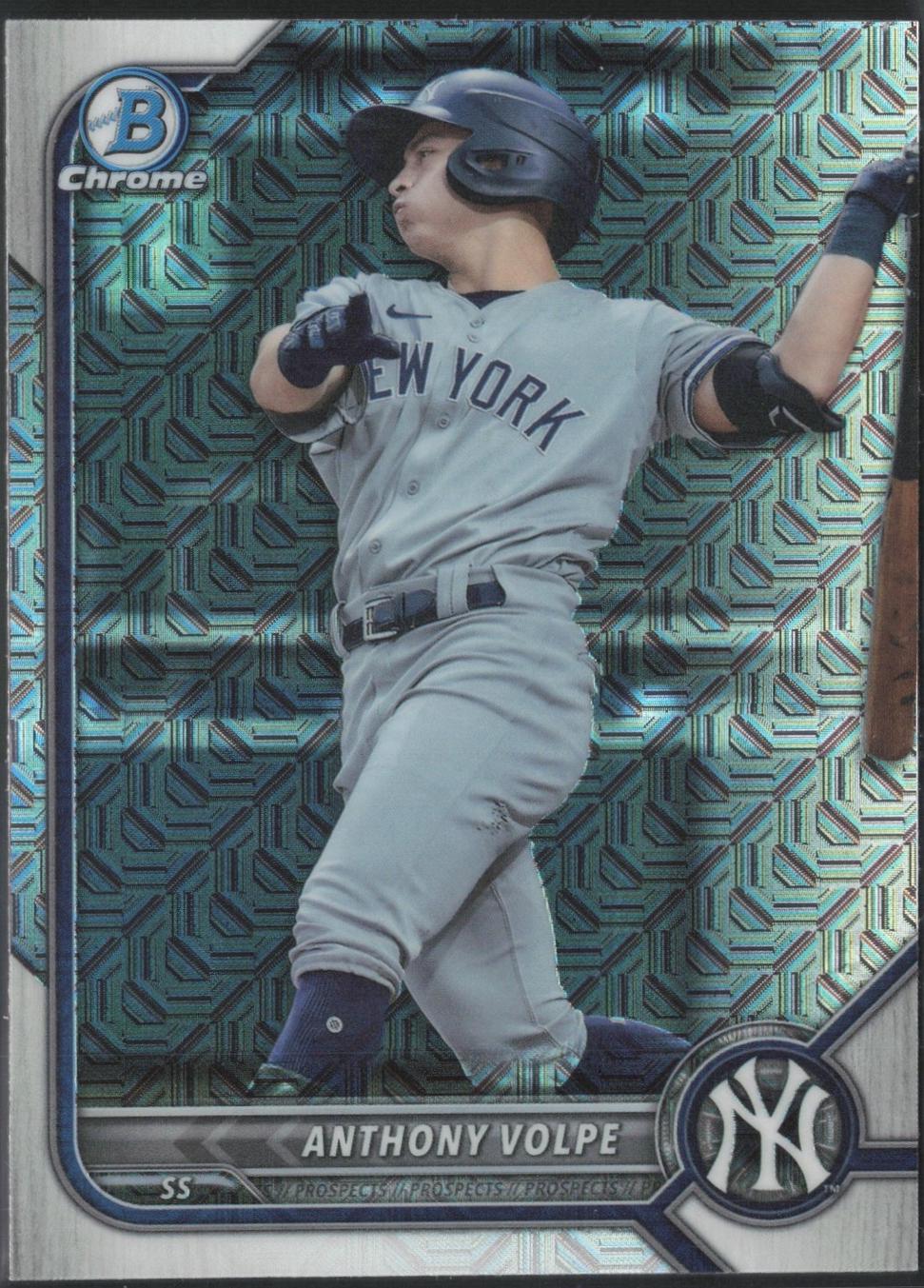 Anthony Volpe [Fuchsia Pink Mojo Refractor] #BCP-182