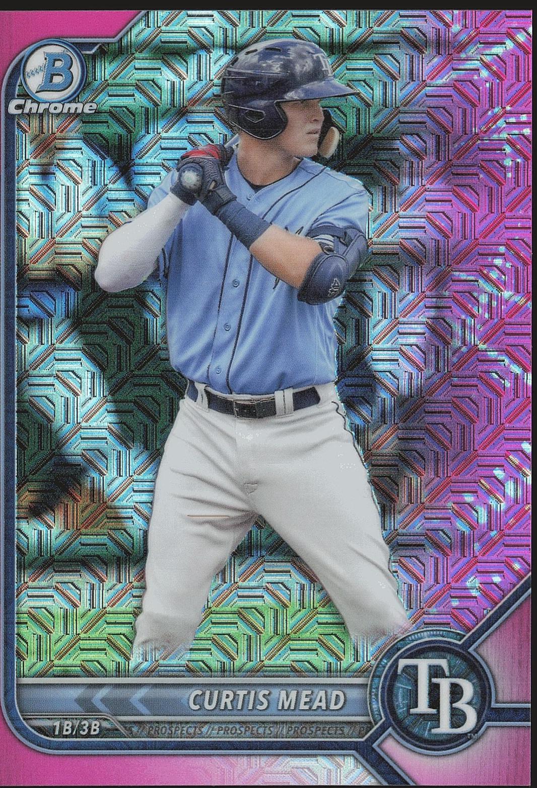 Curtis Mead [Fuchsia Pink Mojo Refractor] #BCP-223