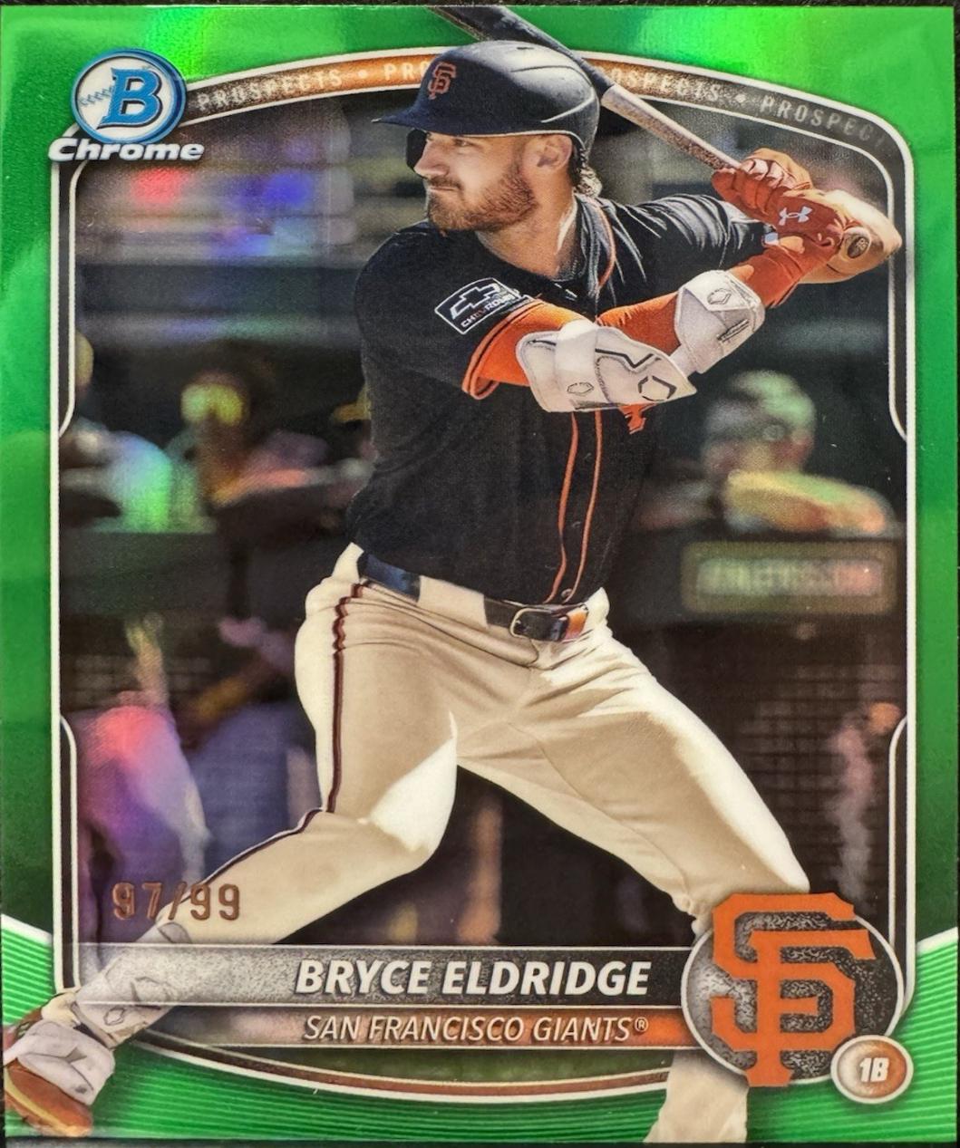 Bryce Eldridge [Green Mega Refractor] #BCP-180