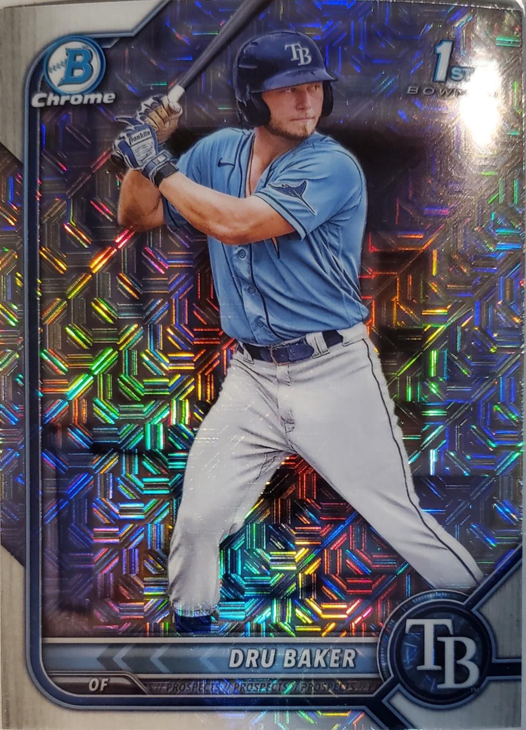 Dru Baker [Fuchsia Pink Mojo Refractor] #BCP-176