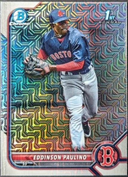 Eddinson Paulino [Fuchsia Pink Mojo Refractor] #BCP-175