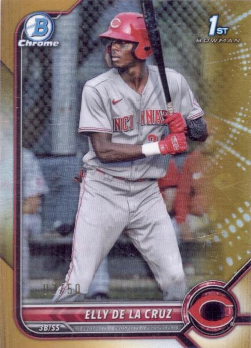Elly De LA Cruz [Gold Refractor] #BCP-50