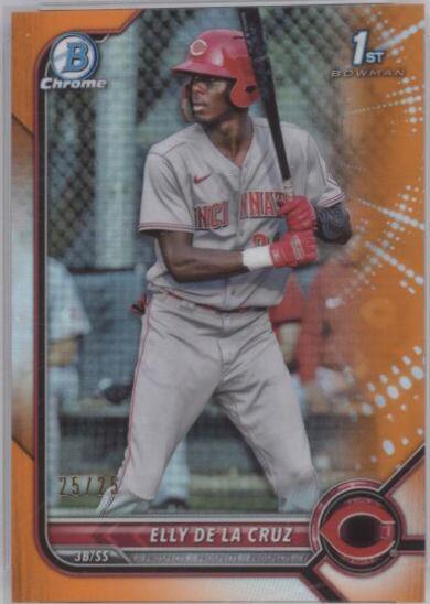 Elly De LA Cruz [Orange Refractor] #BCP-50