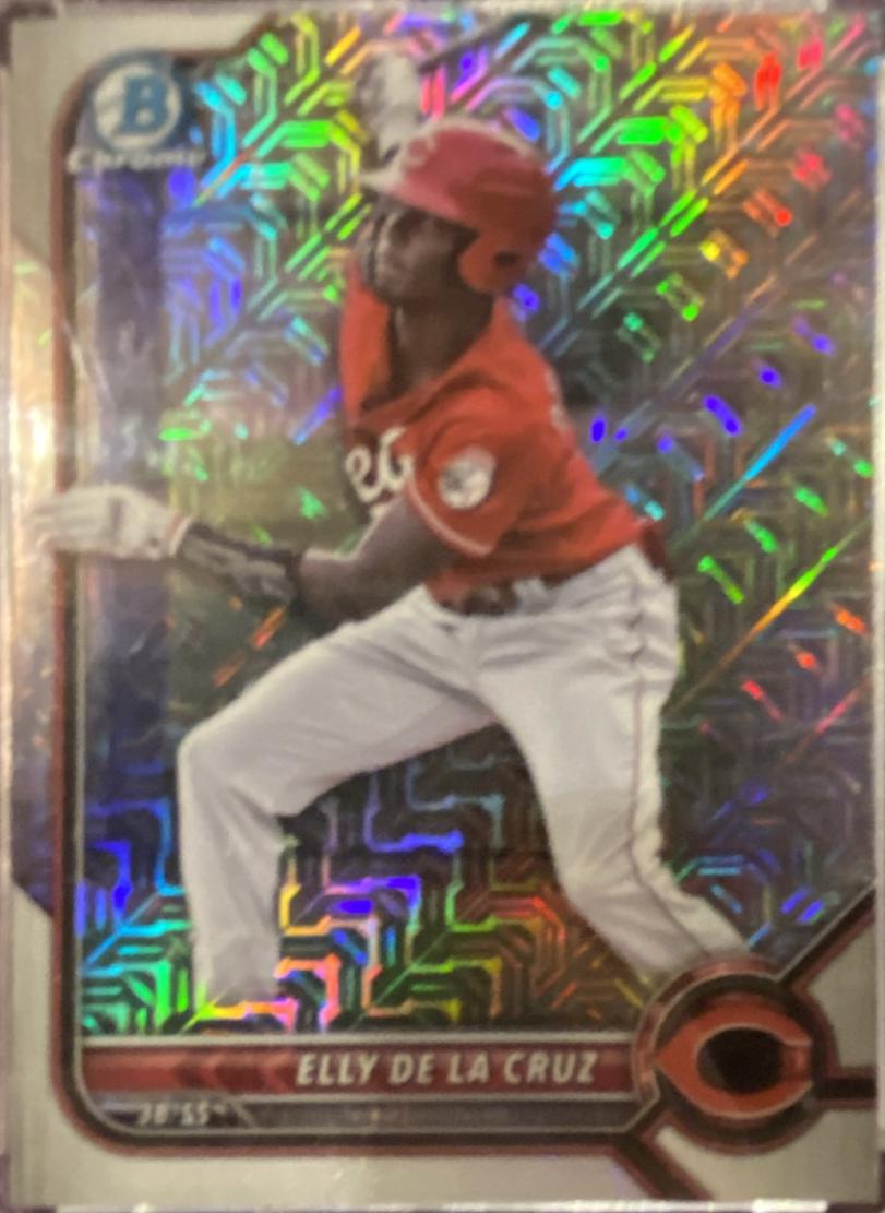 Elly De La Cruz [Fuchsia Pink Mojo Refractor] #BCP-224
