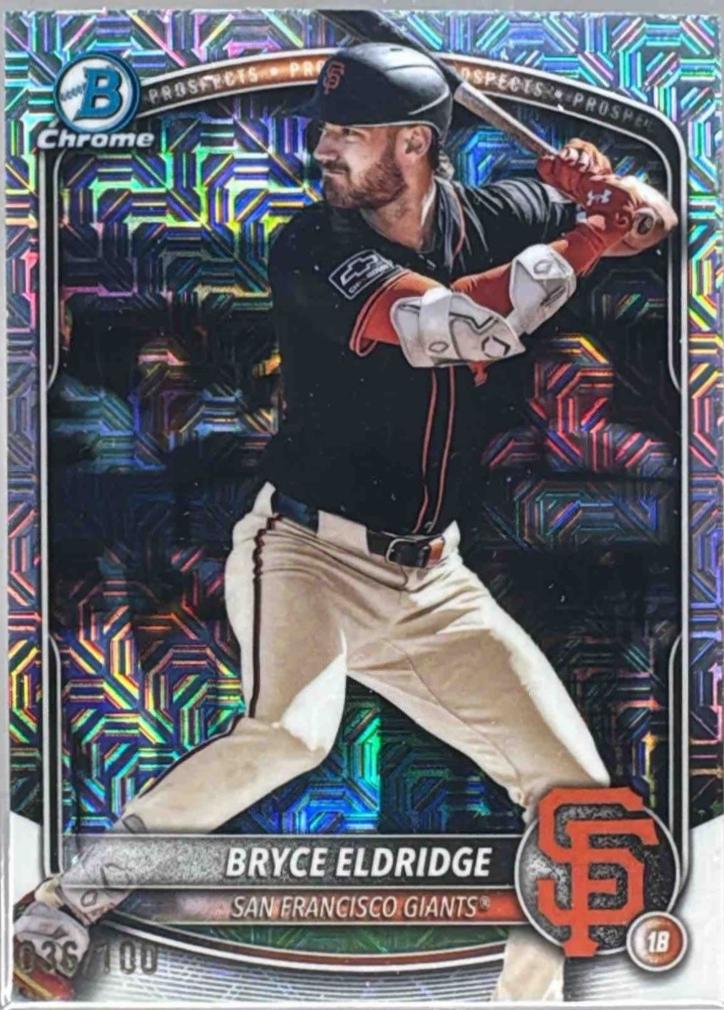 Bryce Eldridge [Steel Metal Mega Refractor] #BCP-180