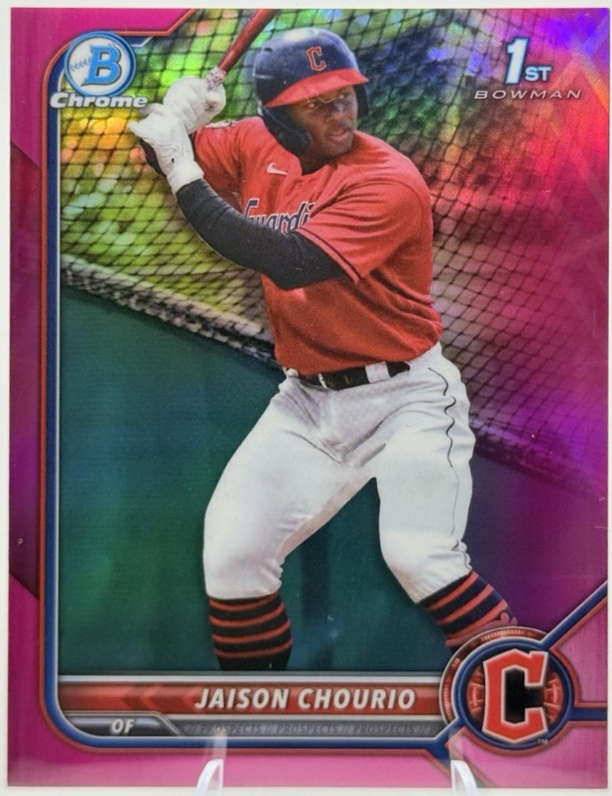 Jaison Chourio [Fuchsia Pink Shimmer Refractor] #BCP-174