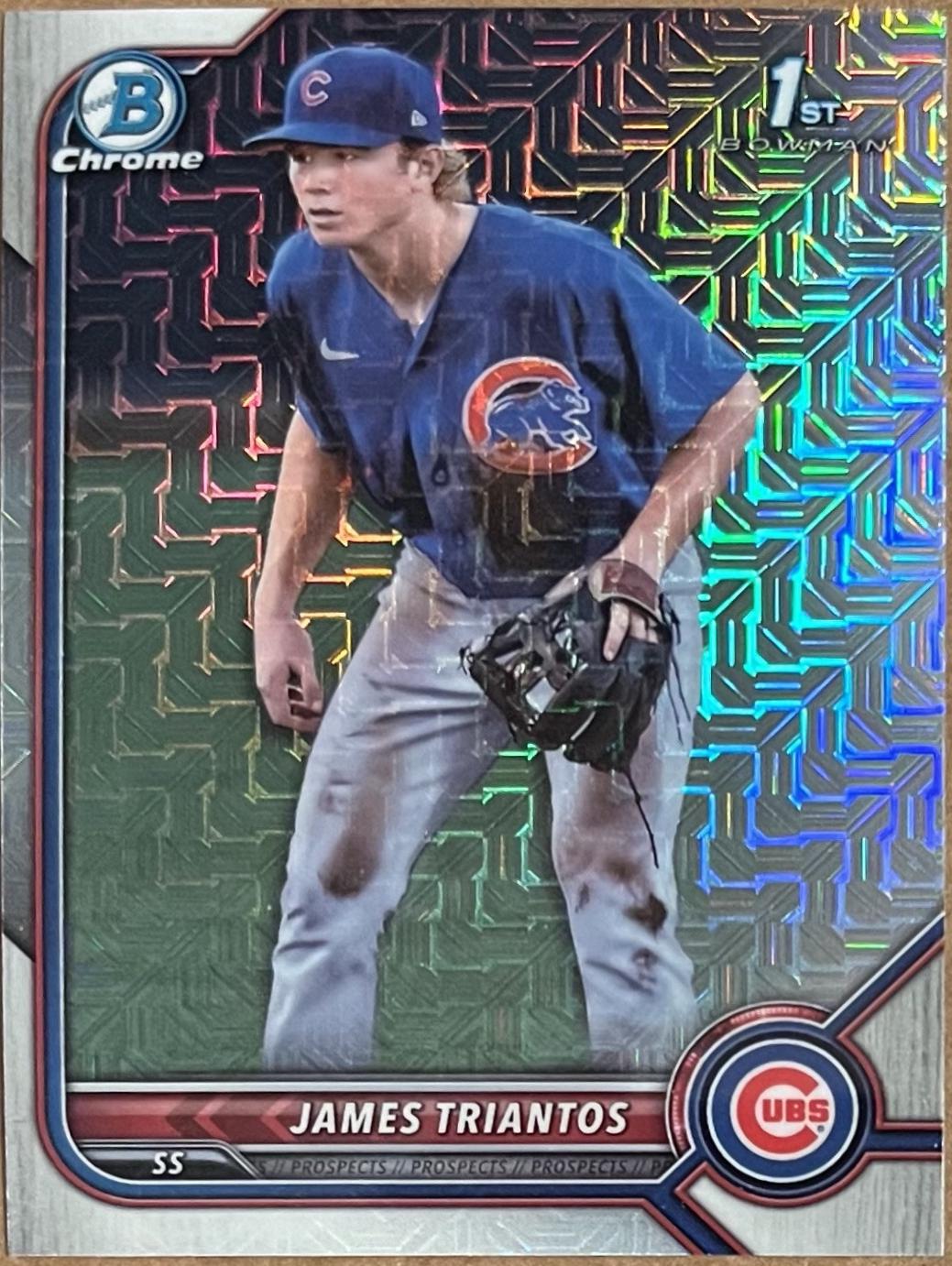 James Triantos [Fuchsia Pink Mojo Refractor] #BCP-208