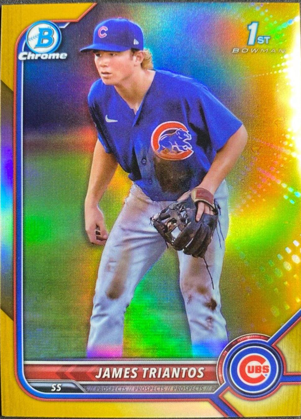 James Triantos [Gold Refractor] #BCP-208