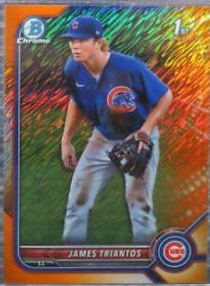 James Triantos [Orange Shimmer Refractor] #BCP-208