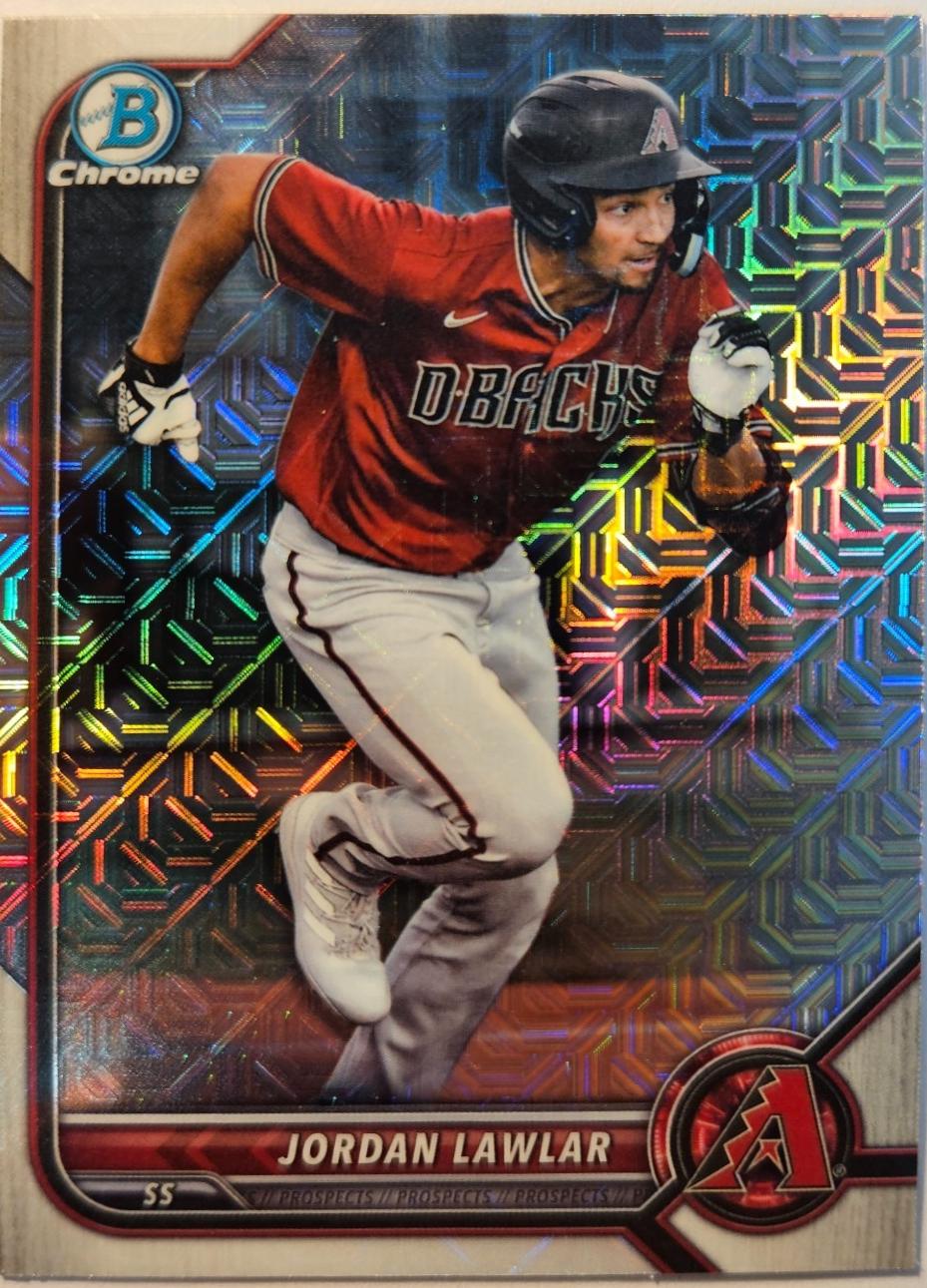 Jordan Lawlar [Fuchsia Pink Mojo Refractor] #BCP-235
