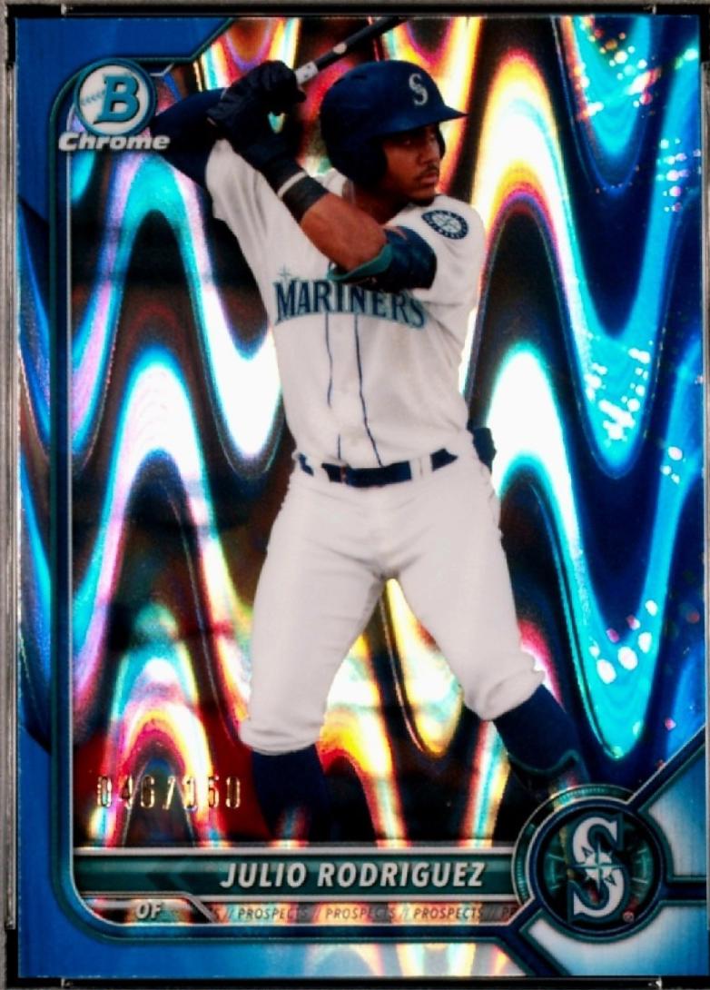 Julio Rodriguez [Blue RayWave Refractor] #BCP-45