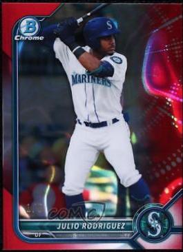 Julio Rodriguez [Red Lava Refractor] #BCP-45