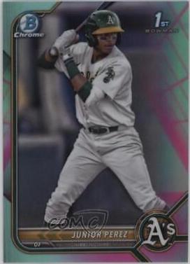 Junior Perez [Aqua Pink Vapor Refractor] #BCP-180
