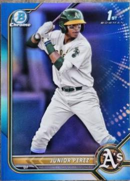Junior Perez [Blue Refractor] #BCP-180