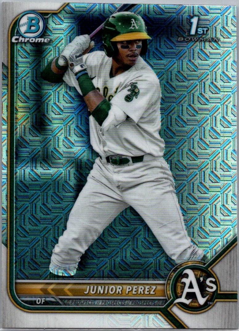 Junior Perez [Fuchsia Pink Mojo Refractor] #BCP-180