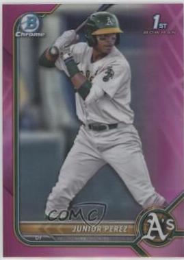 Junior Perez [Fuchsia Pink Vapor Refractor] #BCP-180