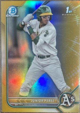 Junior Perez [Gold Refractor] #BCP-180